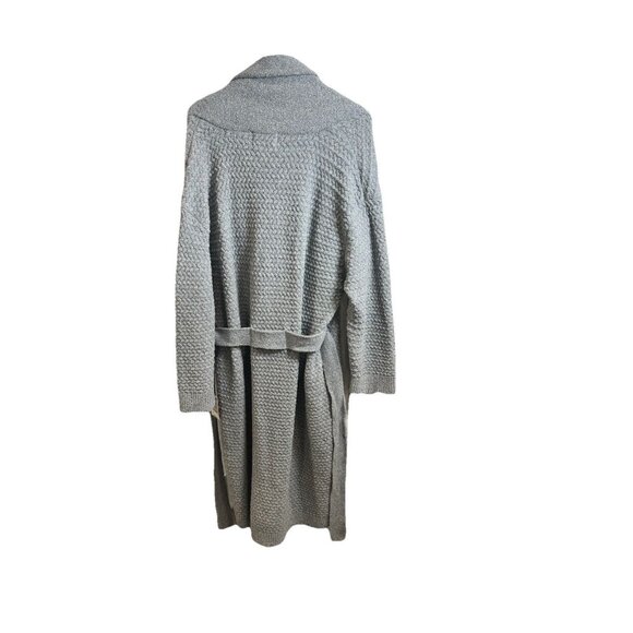 State of Day Women’s Textured Shawl-Collar Robe – Chiseled Gray M/L –NWT - Picture 5 of 8